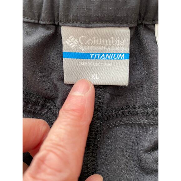 Columbia Black Track Pants with Pink Accents - Picture 8 of 10